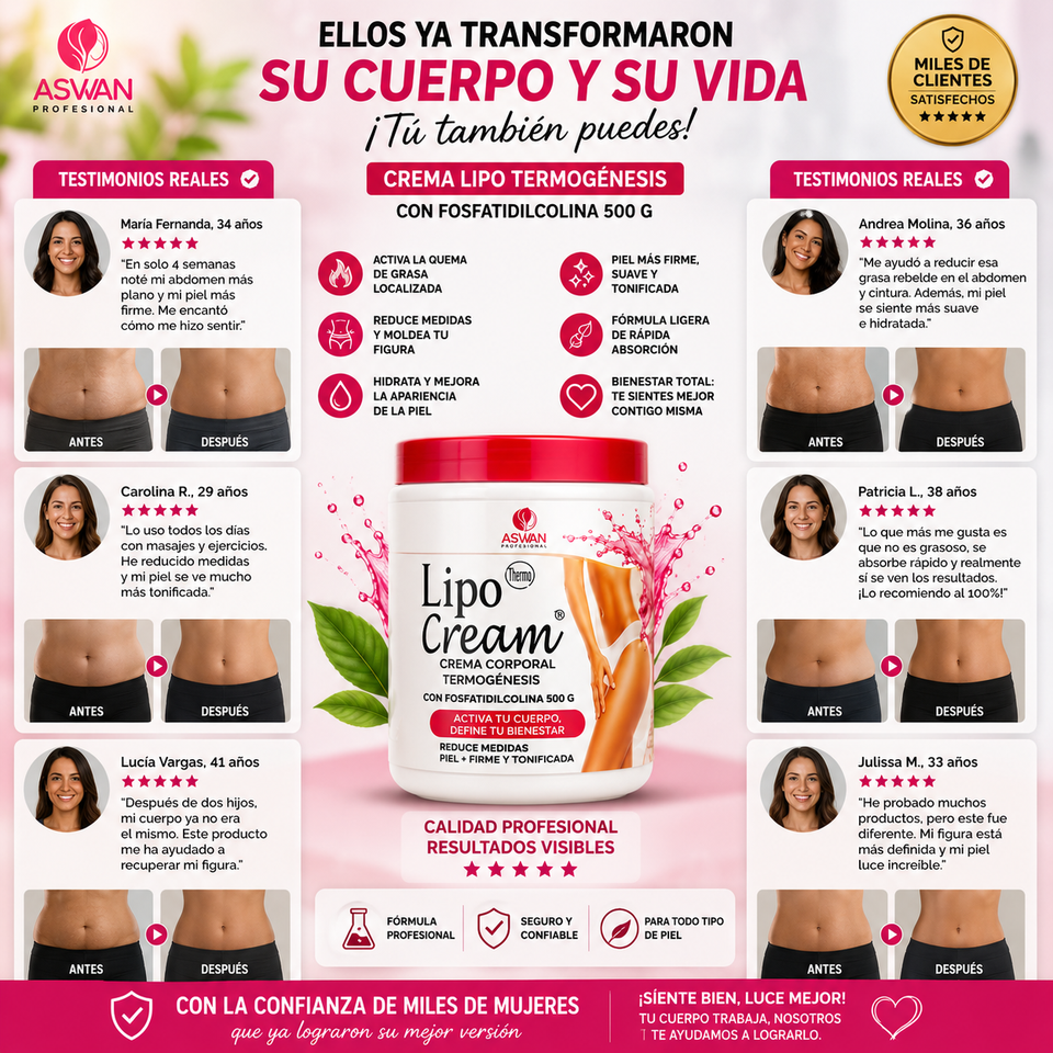 Lipo Cream Termogénesis con Fosfatidilcolina 500 g
