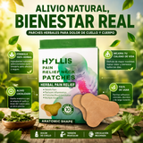 Parches Herbales HYLLIS para Alivio del Dolor de Cuello y Cuerpo 🌿