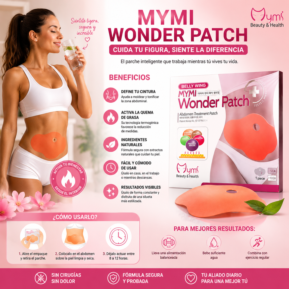 MYMI Wonder Patch – El parche abdominal que complementa tu rutina de bienestar