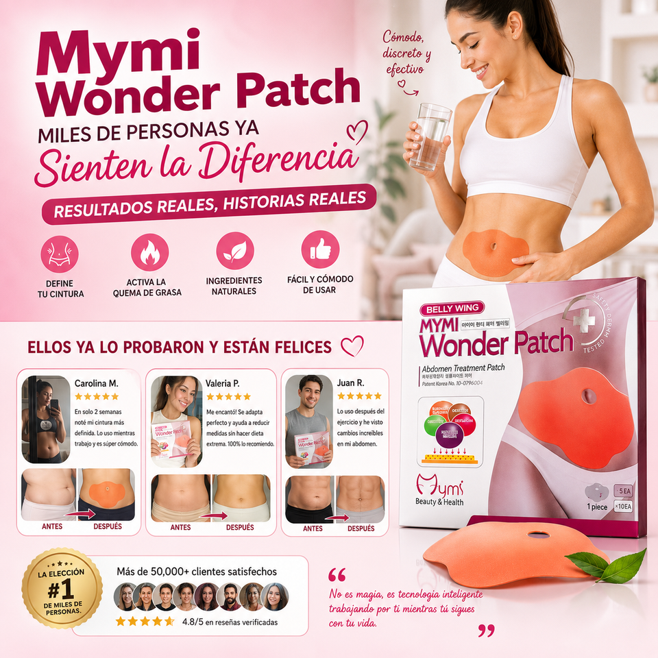 MYMI Wonder Patch – El parche abdominal que complementa tu rutina de bienestar
